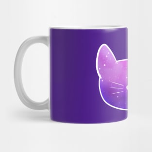 Kitty Purple Galaxy Mug